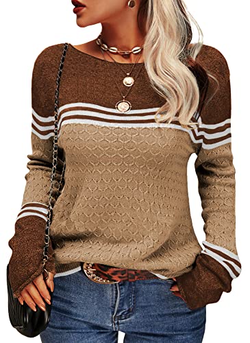 Agnieszka | Sweter damski w paski - Image 8
