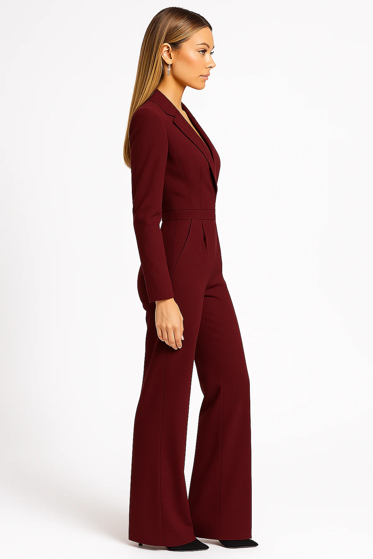 Aleksandra | Elegancki kombinezon z długim rękawem damski - Image 3