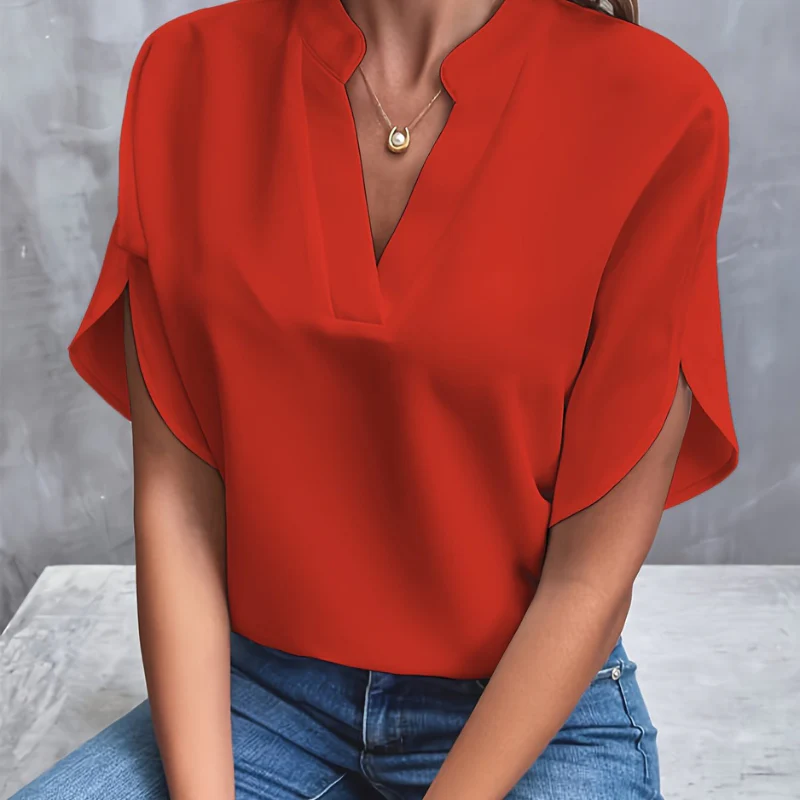 Alicja | Bluzka damska z krótkim rękawem - Image 3