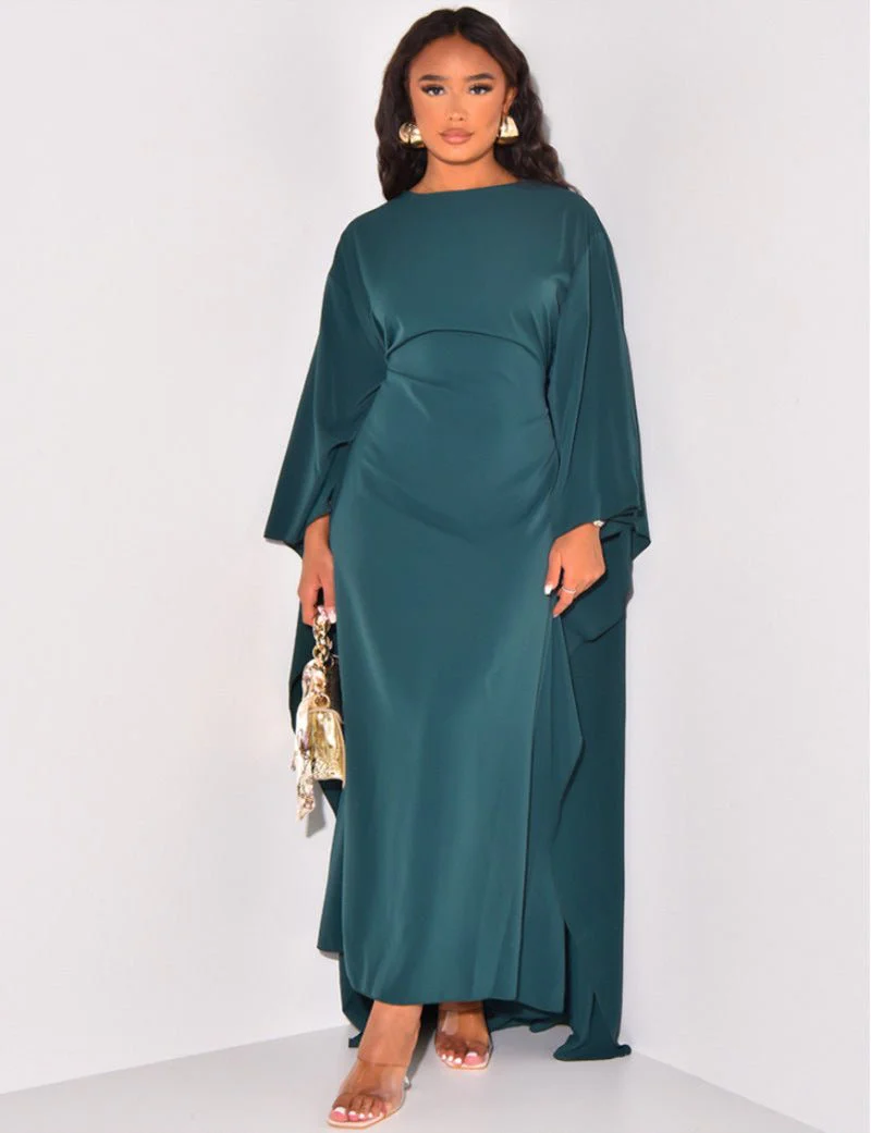 Amanda | Sukienka maxi damska z peleryną - Image 3