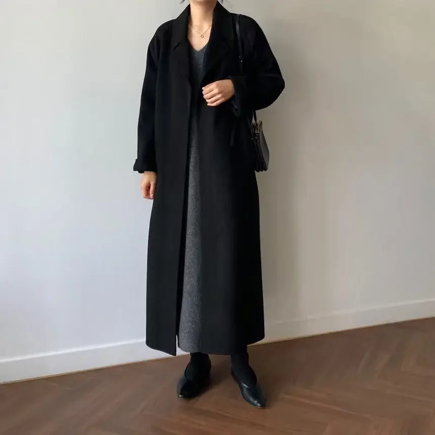 Aniela | Płaszcz damski długi elegancki - Image 10