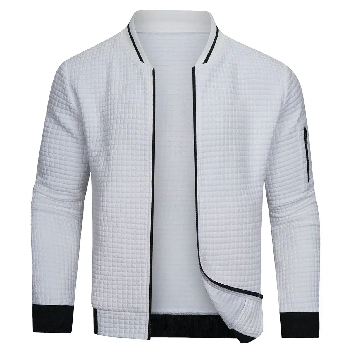 Arkadiusz | Bluza męska zimowa z zamkiem - Image 5