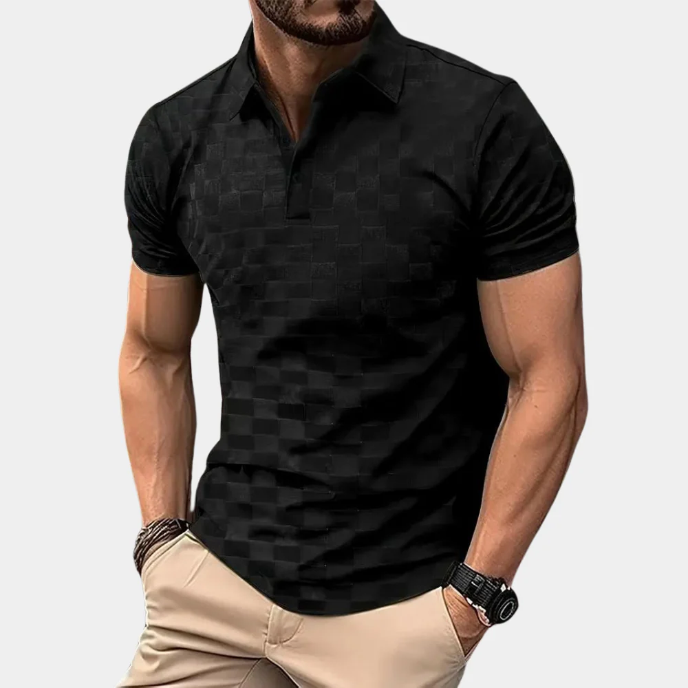 Borys | Koszulka polo męska na lato z krótkim rękawem - Image 3