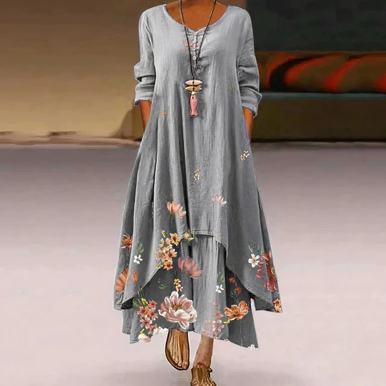 Danuta | Elegancka sukienka damska - Image 4