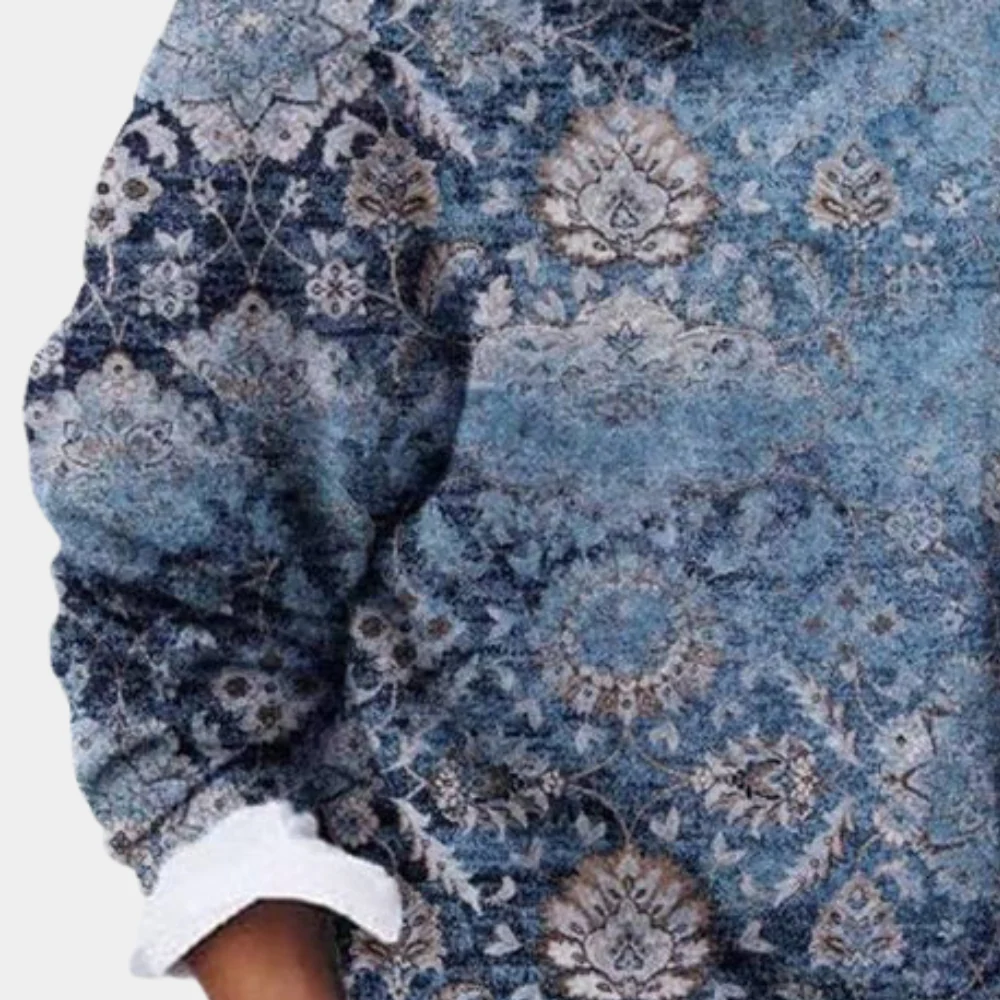 Daria | Sweter damski zimowy z nadrukiem - Image 6