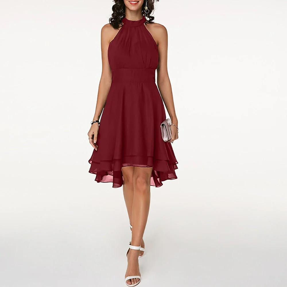 Elodia | Elegancka sukienka midi damska z falbanami - Image 7