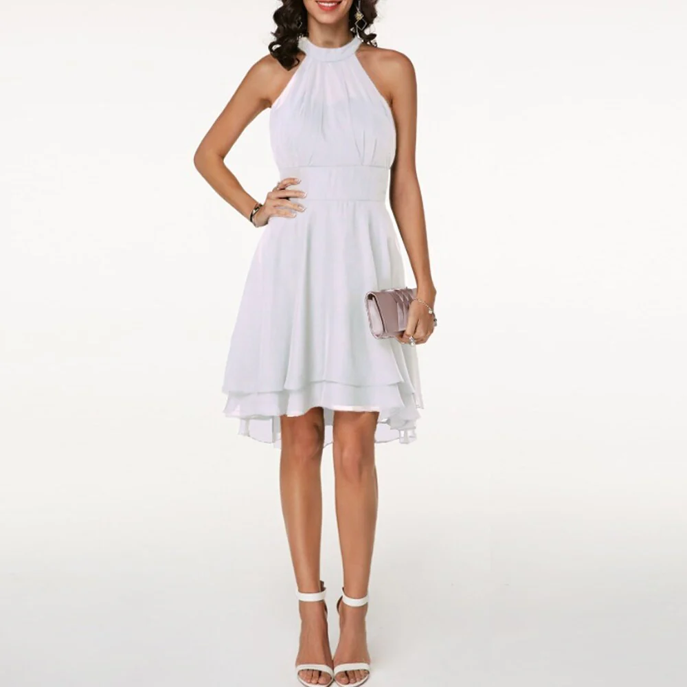 Elodia | Elegancka sukienka midi damska z falbanami - Image 8