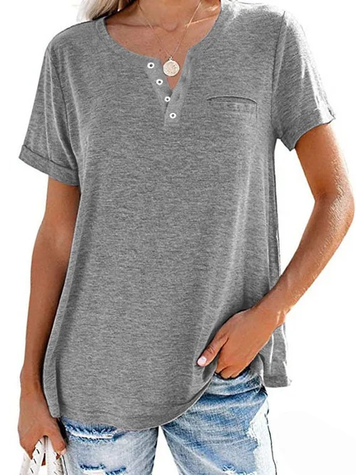 Ewelina | T-shirt damski z krótkim rękawem - Image 10