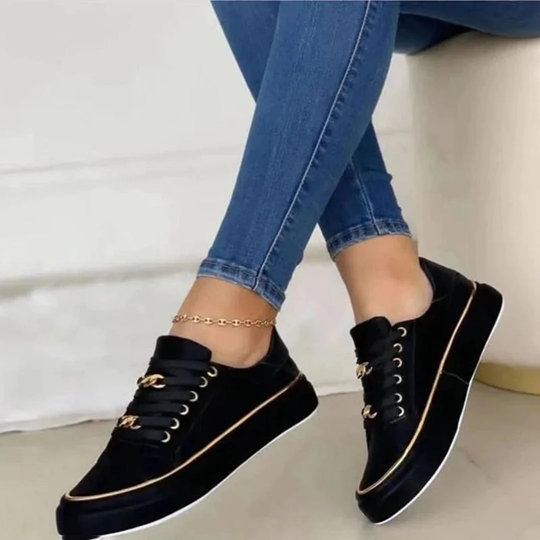 Federica | Sneakersy damskie zimowa z łańcuszkiem - Image 3