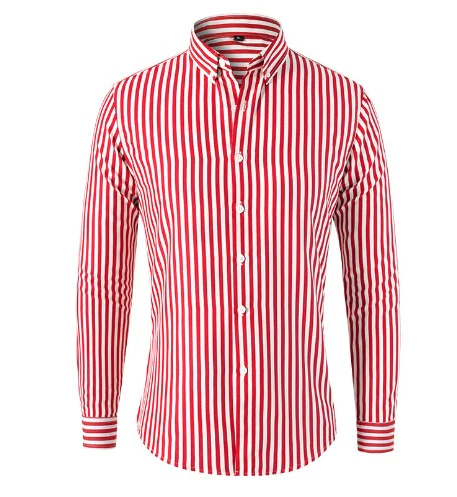 Filip | Elegancka bluzka męska w paski - Image 4