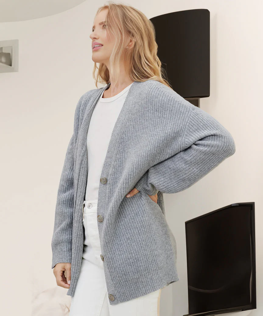 Iwona | Kardigan damski oversize - Image 10