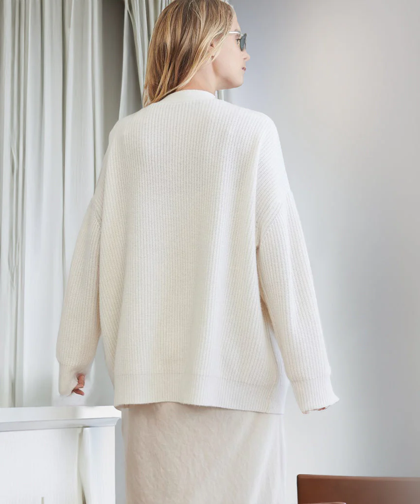 Iwona | Kardigan damski oversize - Image 13