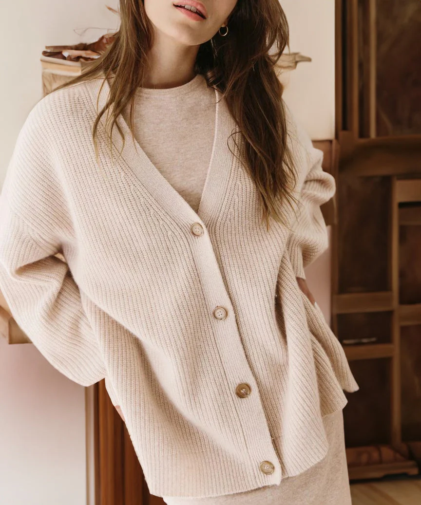 Iwona | Kardigan damski oversize - Image 19