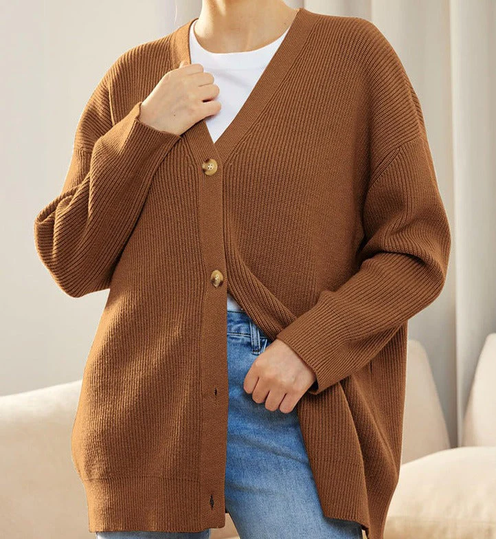 Iwona | Kardigan damski oversize - Image 20