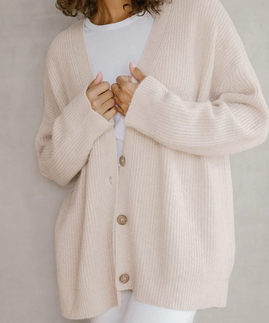 Iwona | Kardigan damski oversize - Image 5