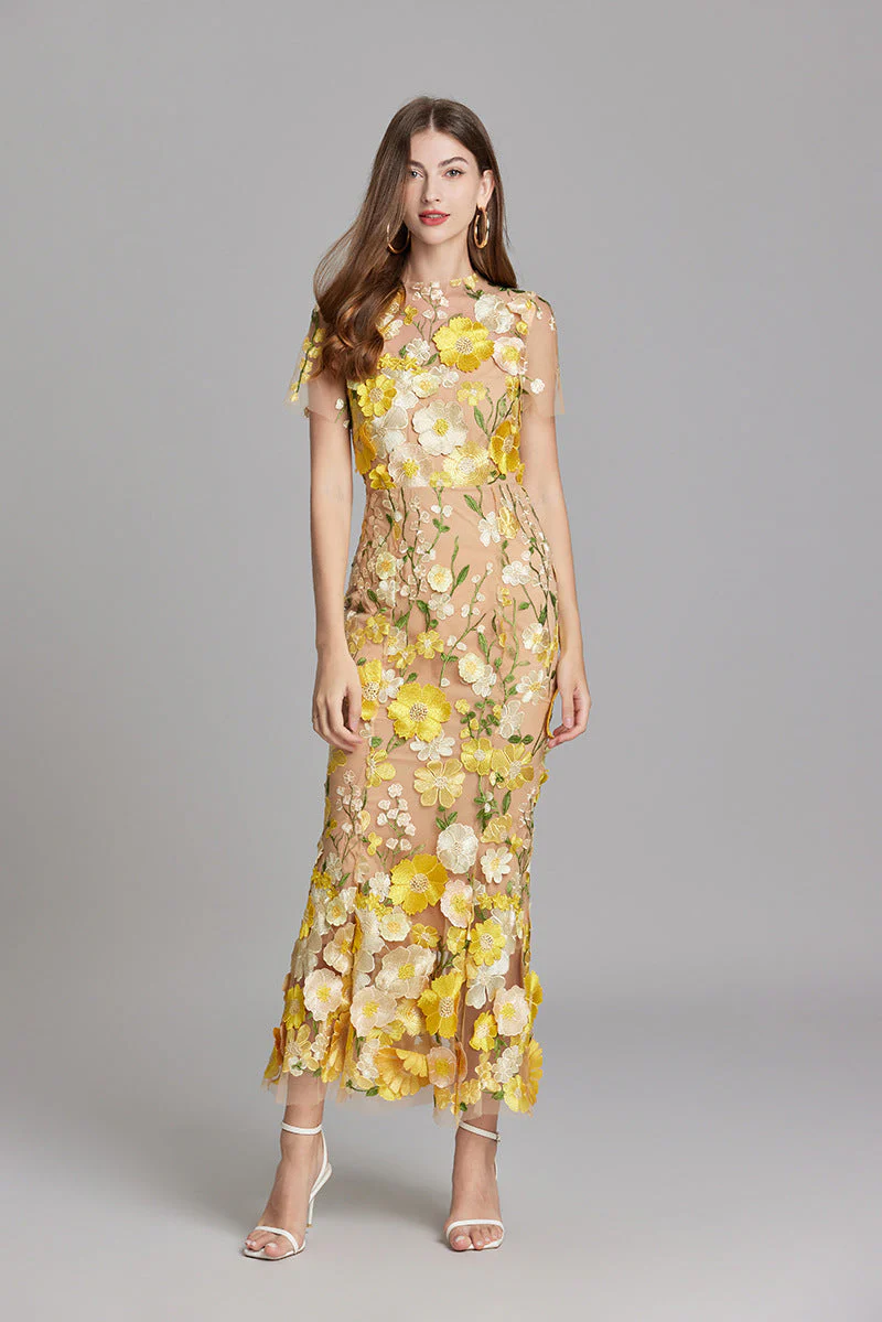 Izabela | Sukienka maxi damska bez rękawów - Image 4