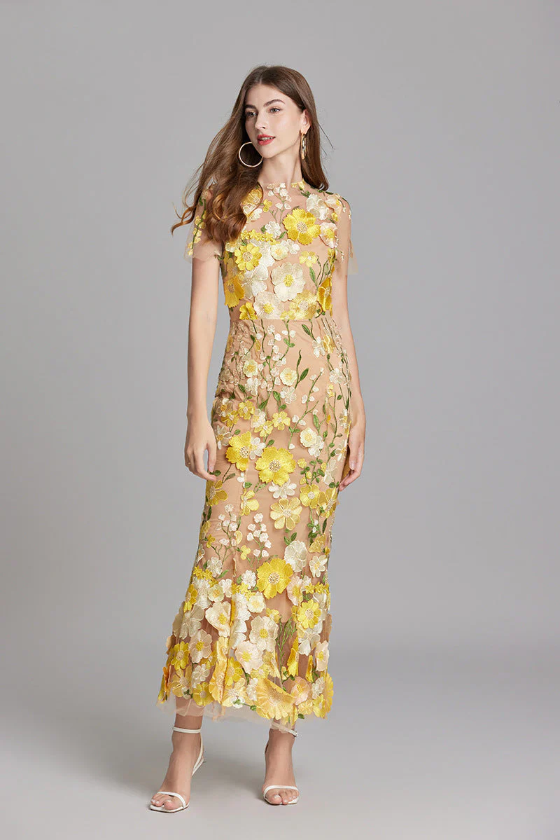 Izabela | Sukienka maxi damska bez rękawów - Image 5