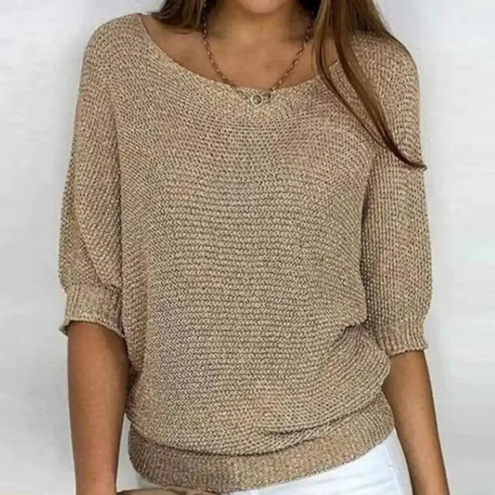 Izabela | Sweter damski z rękawem 3/4 - Image 2