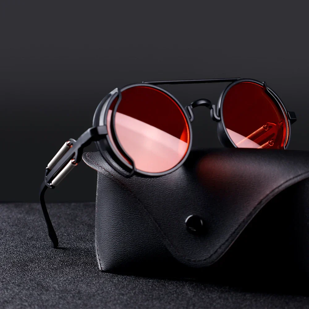 Kacper – Vintage Steampunk Okulary Przeciwsłoneczne - Image 5