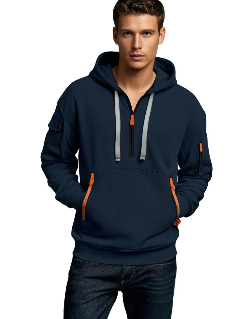 Kamil | Bluza męska zimowa z zamkiem - Image 3