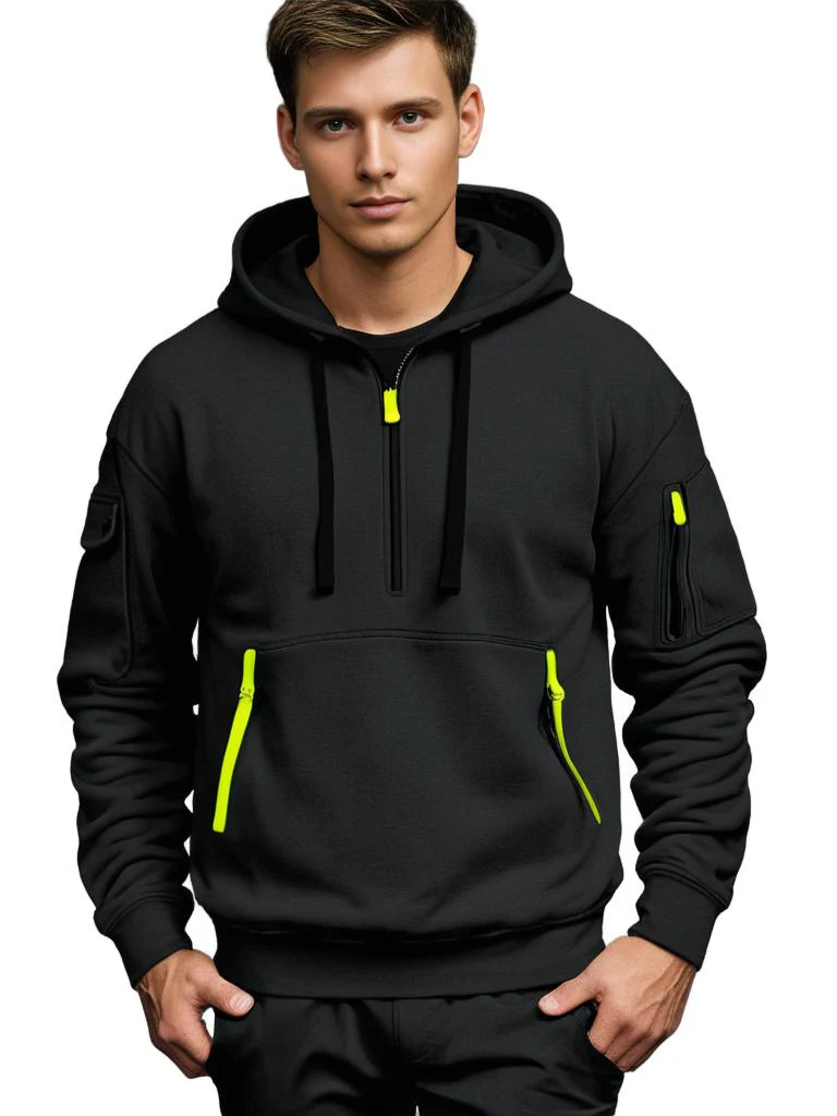 Kamil | Bluza męska zimowa z zamkiem - Image 5