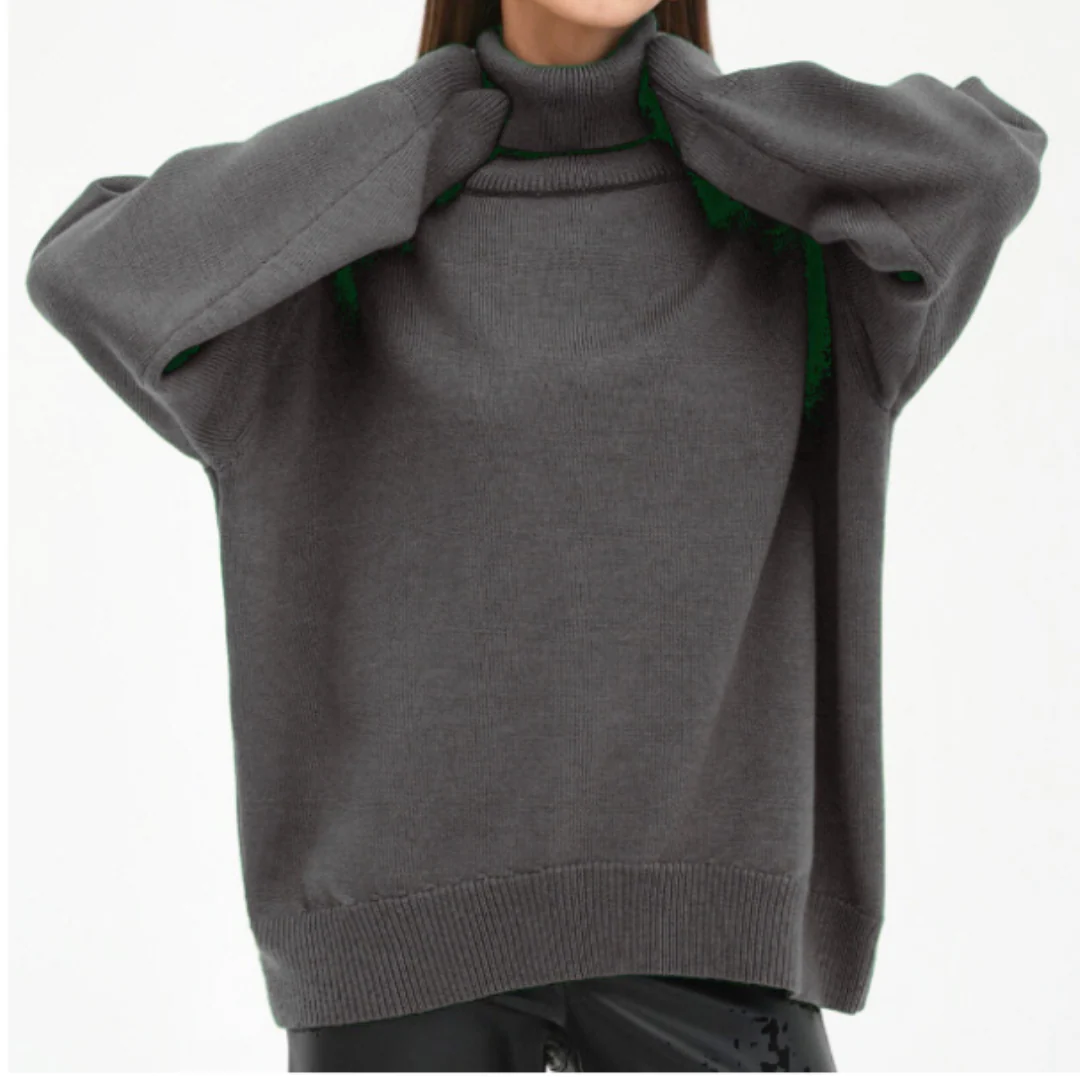Kinga | Sweter damski z golfem - Image 10