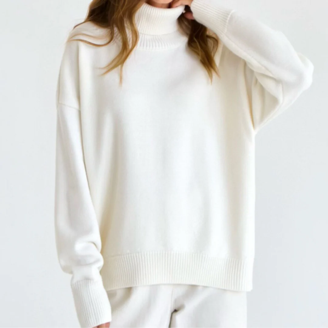 Kinga | Sweter damski z golfem - Image 11