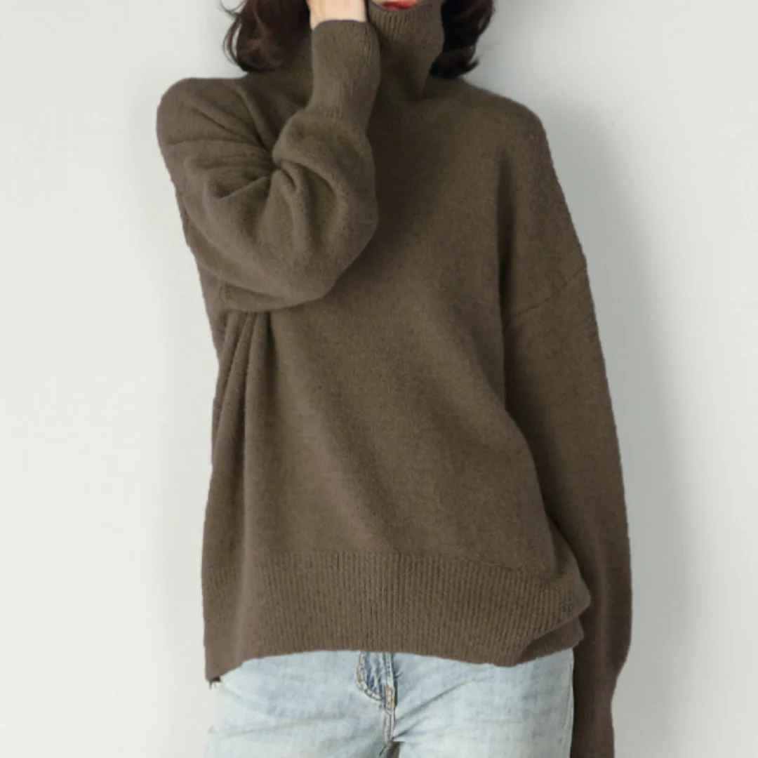 Kinga | Sweter damski z golfem - Image 13
