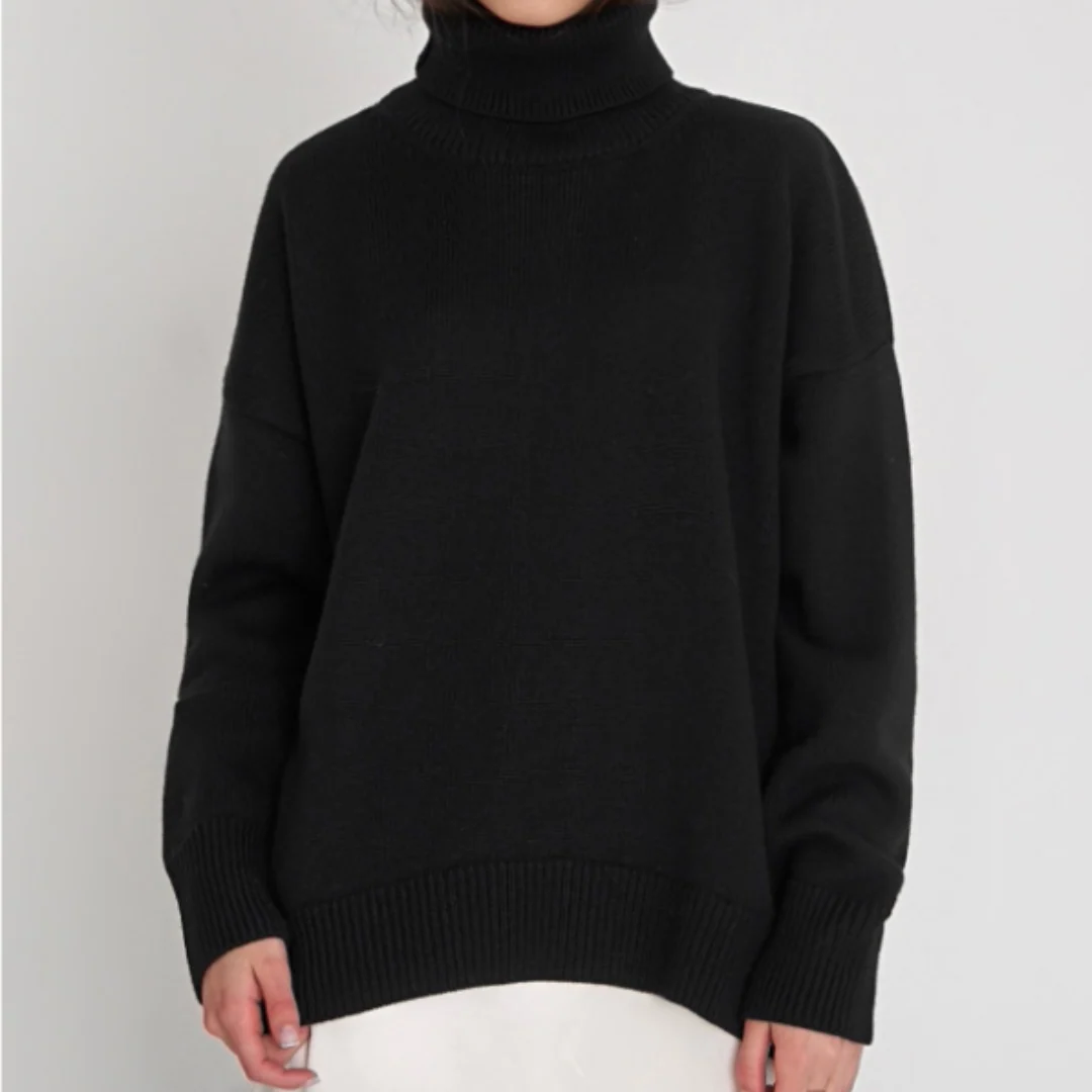 Kinga | Sweter damski z golfem - Image 3