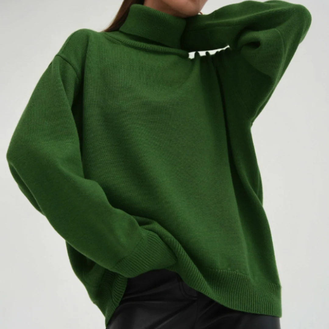 Kinga | Sweter damski z golfem - Image 6