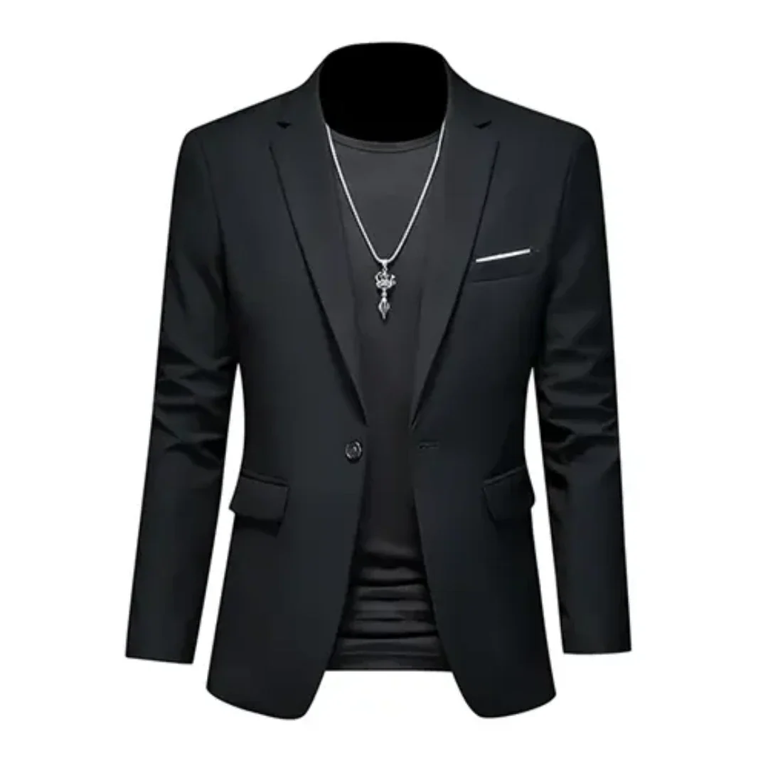 Krzysztof | Klasyczna marynarka slim fit o nowoczesnym dopasowanym kroju męska - Image 3