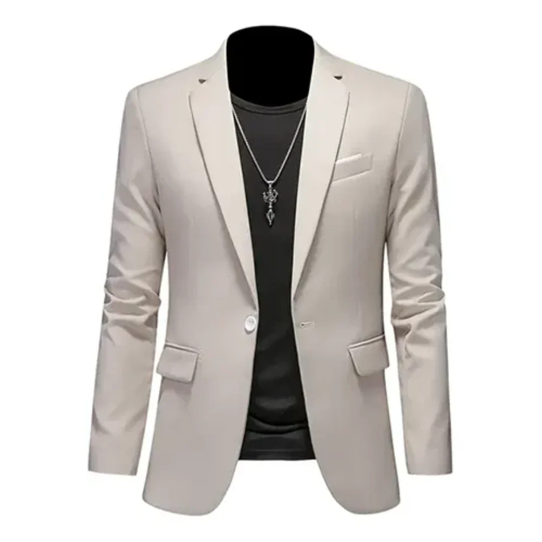 Krzysztof | Klasyczna marynarka slim fit o nowoczesnym dopasowanym kroju męska - Image 4