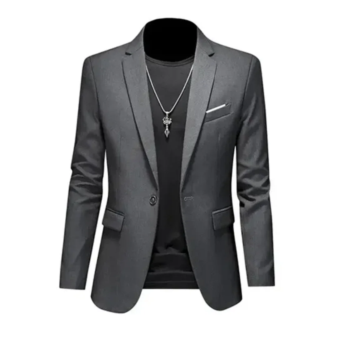 Krzysztof | Klasyczna marynarka slim fit o nowoczesnym dopasowanym kroju męska - Image 5