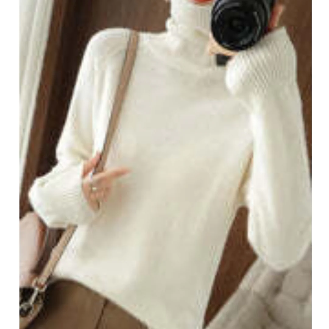 Lidia | Sweter damski z golfem - Image 2