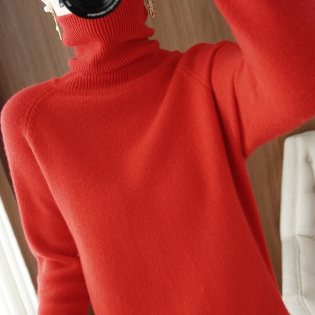Lidia | Sweter damski z golfem - Image 4