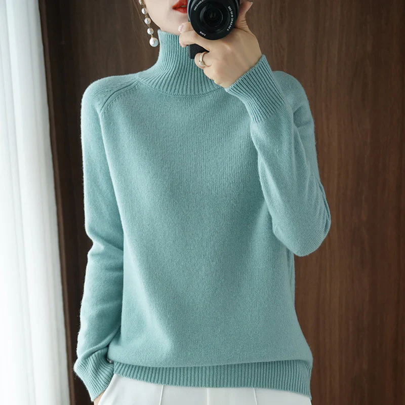 Lidia | Sweter damski z golfem - Image 5