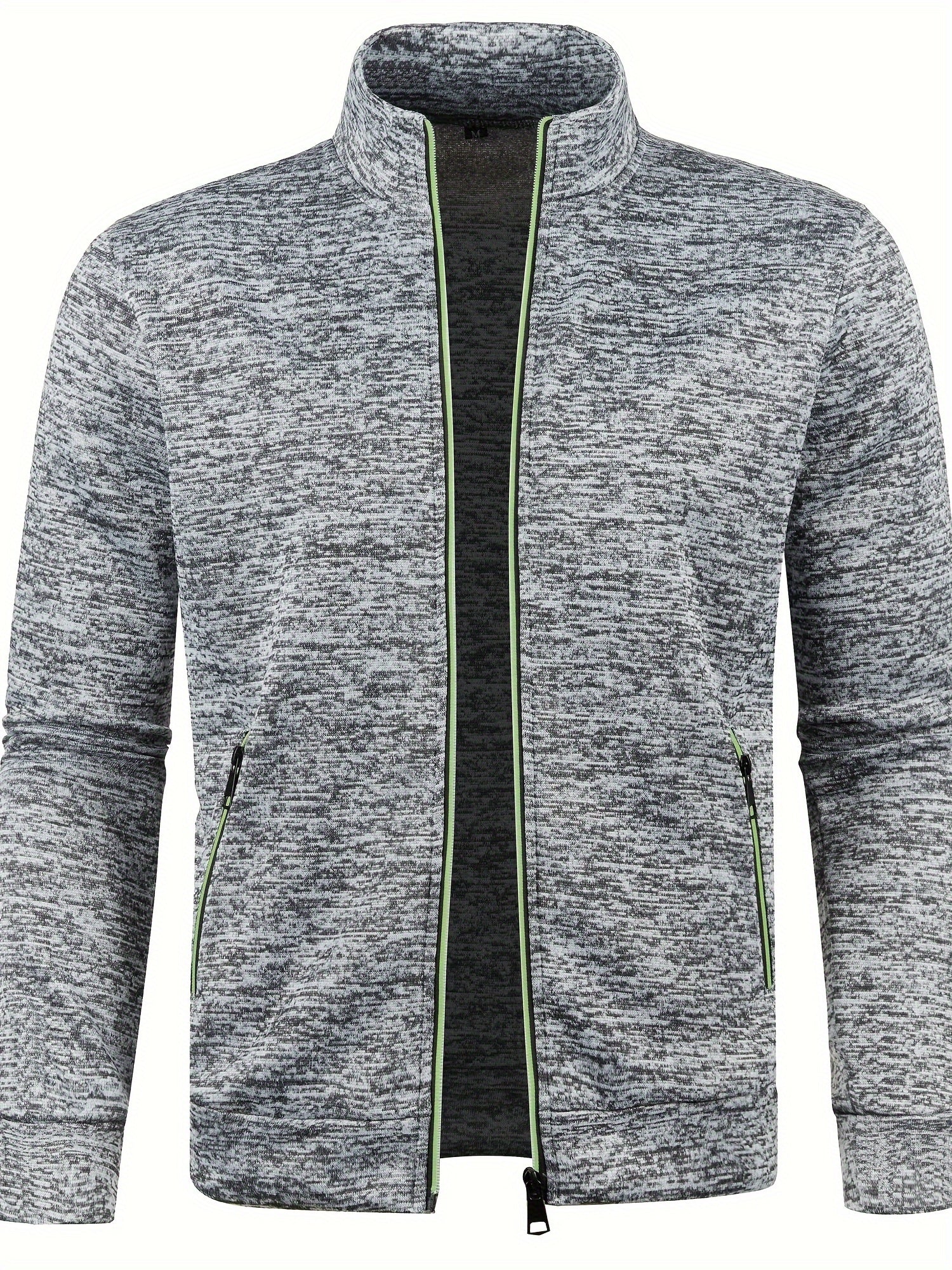 Luca | Bluza męska zimowa ze stójką i zamkiem - Image 5