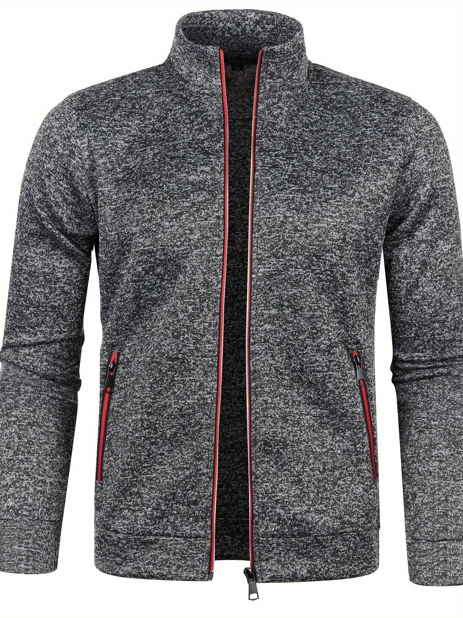 Luca | Bluza męska zimowa ze stójką i zamkiem - Image 6
