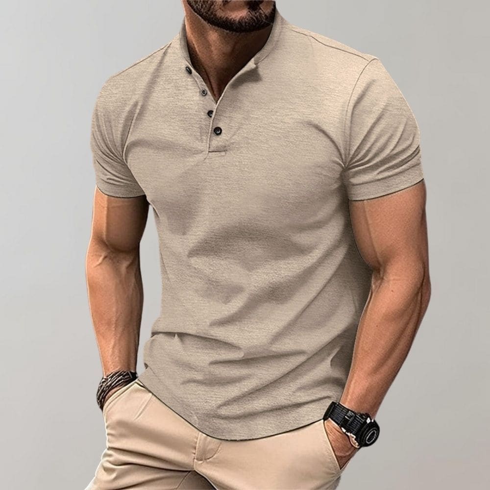 Łukasz | Elegancka koszulka polo męska w casualowym stylu - Image 4