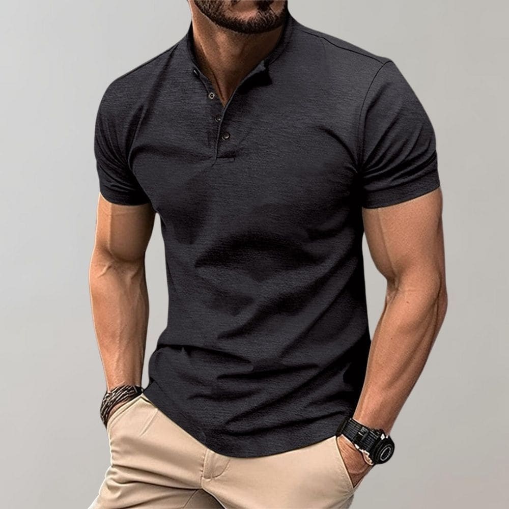 Łukasz | Elegancka koszulka polo męska w casualowym stylu - Image 5