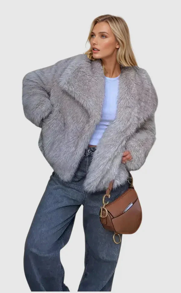 Maja | Stylowa kurtka zimowa damska ze sztucznego futra - Image 2