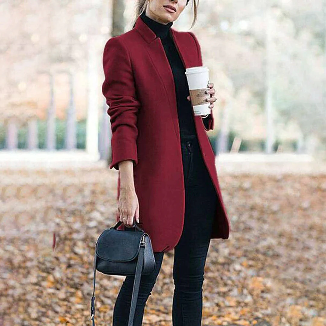 Malwina | Płaszcz women klasyczny - Image 3