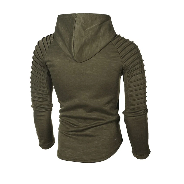 Mariusz | Bluza męska z kapturem i prążkowanymi rękawami - Image 7