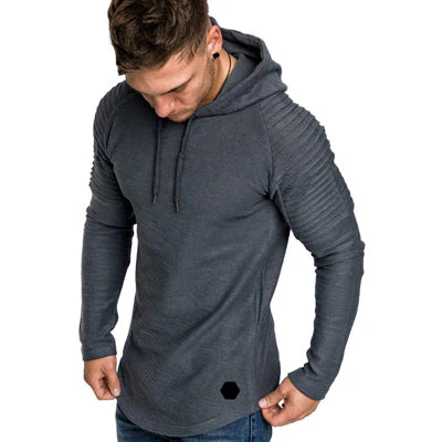 Mariusz | Bluza męska z kapturem i prążkowanymi rękawami - Image 9