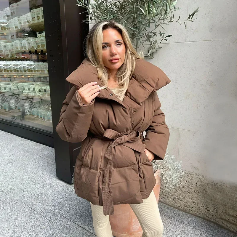 Martyna | Elegancki pikowany płaszcz zimowy damski - Image 6
