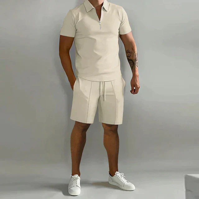 Mateusz | Dwuczęściowy zestaw męski polo i szorty - Image 6