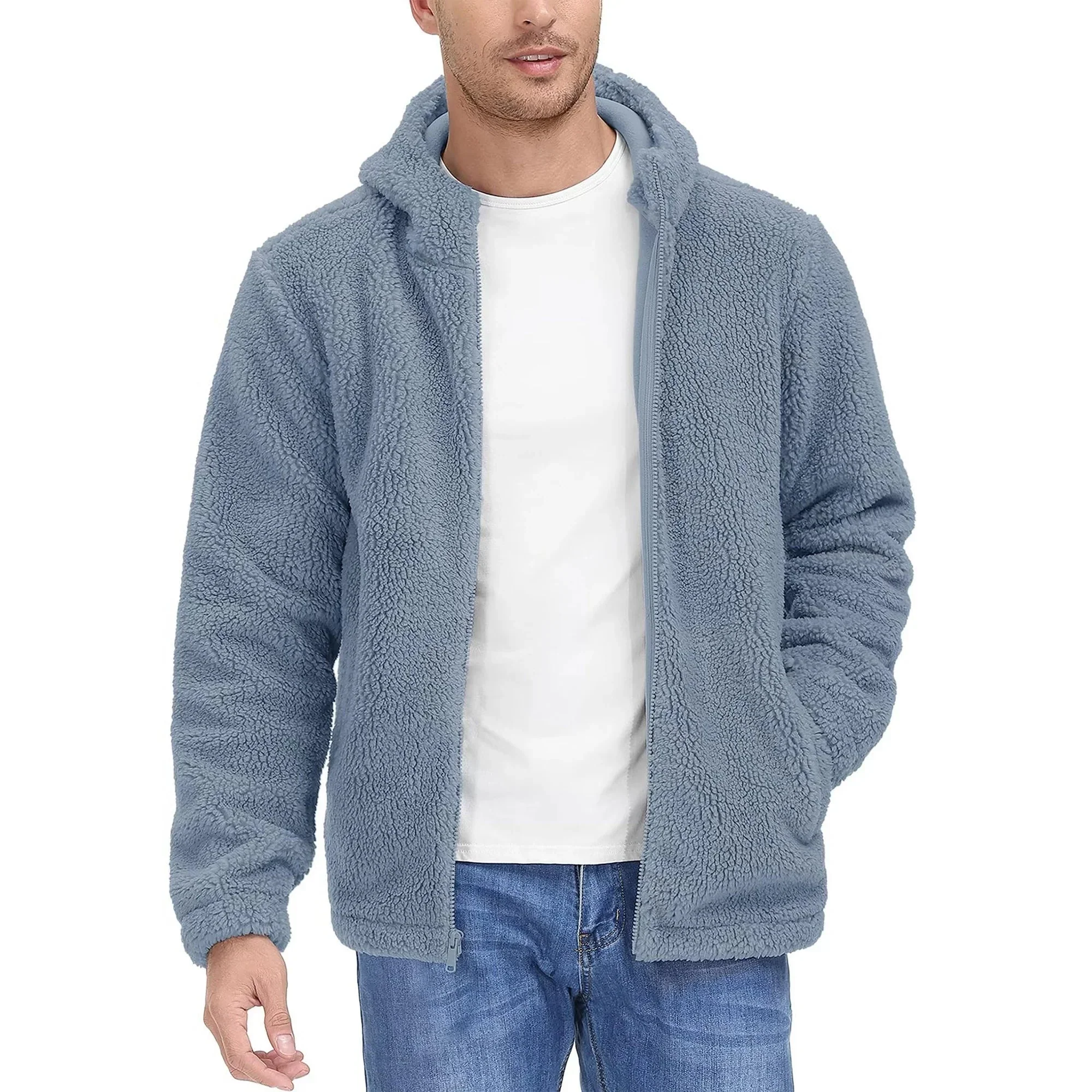 Mathis | Bluza polarowa męska z kapturem - Image 2