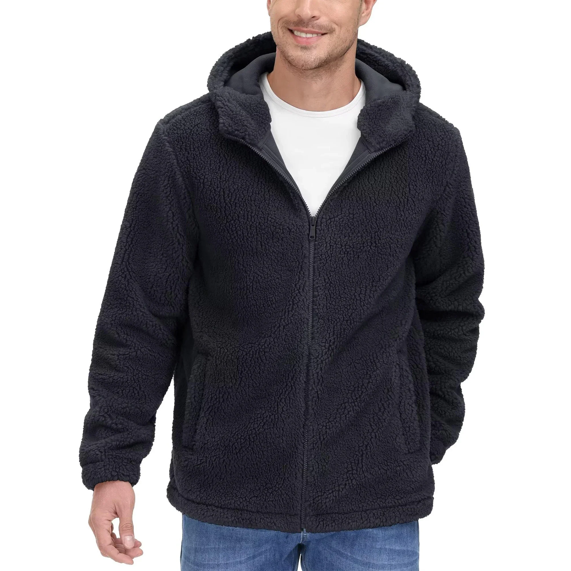 Mathis | Bluza polarowa męska z kapturem - Image 9