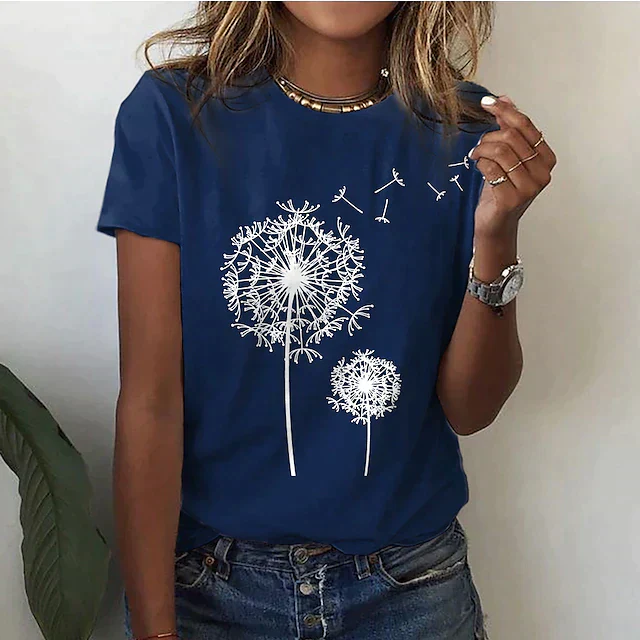 Natalia | T-shirt damski z okrągłym dekoltem i krótkim rękawem - Image 5