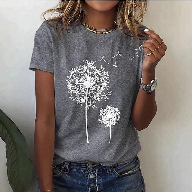 Natalia | T-shirt damski z okrągłym dekoltem i krótkim rękawem - Image 6